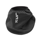 T.UR WB-NECK, un scaldacollo windbreaker/pile nero. Protezione contro vento e freddo.